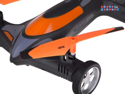 [RC0725 PO] Zdalnie sterowany dron Quadkopter z kamerką 2w1 lata jeździ