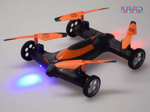 [RC0725 PO] Zdalnie sterowany dron Quadkopter z kamerką 2w1 lata jeździ
