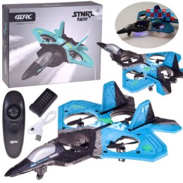 Zdalnie sterowany Dron Myśliwiec Raptor świecący quadcopter RC0726 NI