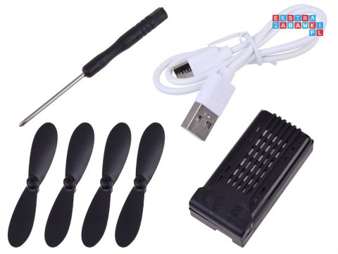 Zdalnie sterowany Dron Myśliwiec Raptor świecący quadcopter RC0726 NI