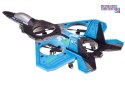 Zdalnie sterowany Dron Myśliwiec Raptor świecący quadcopter RC0726 NI