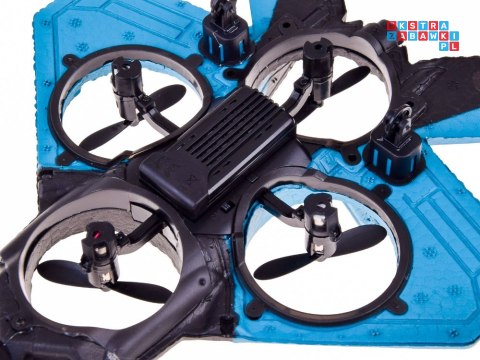Zdalnie sterowany Dron Myśliwiec Raptor świecący quadcopter RC0726 NI