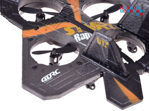 Zdalnie sterowany Dron myśliwiec Raptor świecący quadcopter RC0726 SR