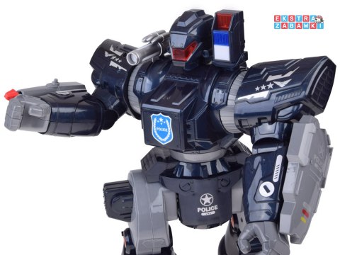 [RC0731] Zdalnie sterowany robot policyjny chodzi, tańczy, strzela i świeci