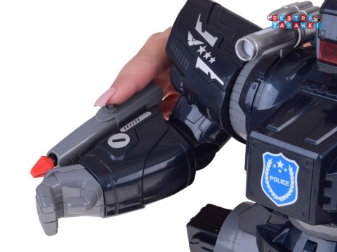 [RC0731] Zdalnie sterowany robot policyjny chodzi, tańczy, strzela i świeci
