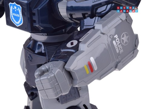 [RC0731] Zdalnie sterowany robot policyjny chodzi, tańczy, strzela i świeci