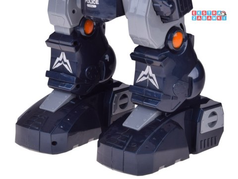 [RC0731] Zdalnie sterowany robot policyjny chodzi, tańczy, strzela i świeci