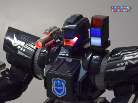[RC0731] Zdalnie sterowany robot policyjny chodzi, tańczy, strzela i świeci