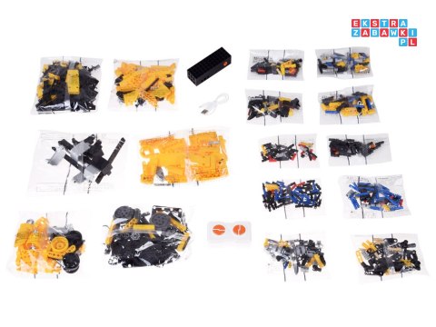Zestaw klocków 4w1 Złóż zdalnie sterowane ROBOTY i MASZYNY 828-ele RC0738