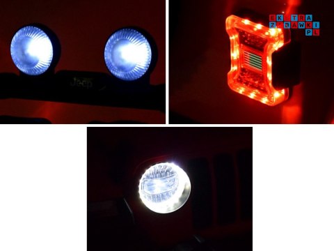 [PA0223] Jeep Wrangler Rubicon na akumulator 4x45W 12V/10Ah EVA ekoskóra wolny start - zielony