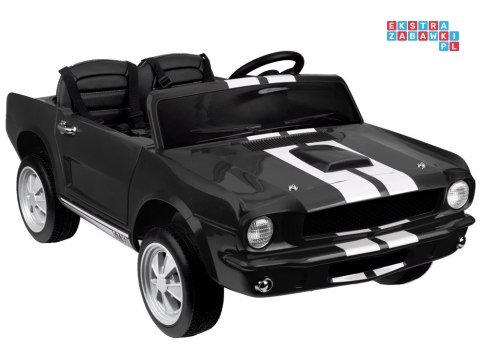 [PA0336] Mustang SHELBY GT 350 na akumulator 2x200W 24V/7Ah klasyk dwuosobowe EVA Bluetooth pilot - czarny