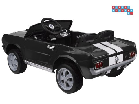 [PA0336] Mustang SHELBY GT 350 na akumulator 2x200W 24V/7Ah klasyk dwuosobowe EVA Bluetooth pilot - czarny