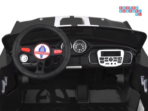 [PA0336] Mustang SHELBY GT 350 na akumulator 2x200W 24V/7Ah klasyk dwuosobowe EVA Bluetooth pilot - czarny