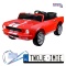 [PA0336] Mustang SHELBY GT 350 na akumulator 2x200W 24V/7Ah klasyk dwuosobowe EVA Bluetooth pilot - czerwony