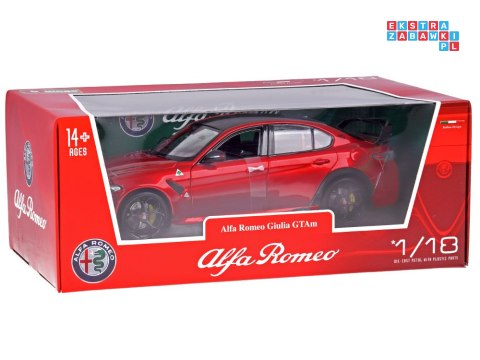 Auto Alfa Romeo Giulia GTAm Quadrifoglio Model Kolekcjonerski 1:18 ZA5991