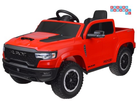 [PA0322] Pickup RAM na akumulator 4x25W 12V/10Ah z pilotem ekoskóra paka wolny start - czerwony