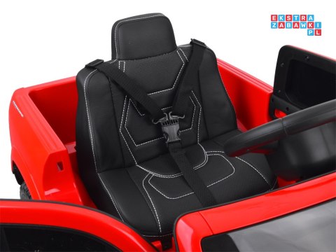 [PA0322] Pickup RAM na akumulator 4x25W 12V/10Ah z pilotem ekoskóra paka wolny start - czerwony