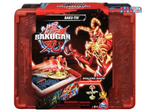 [ZA5994] Bakugan-puszka kolekcjonerska z figurkami i kartami