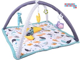 [ZA5824] Duża edukacyjna mata dla niemowląt miękka Podusia wałek zabawki