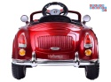 [PA0057] Eleganckie autko Retro na akumulator 2x12V 2x6V/4.5Ah lakierowane pilot - czerwony