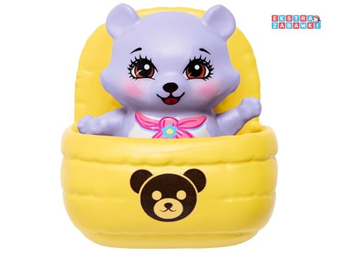 [ZA5995] Enchantimals zestaw wycieczka pod namiot kemping lalka miś