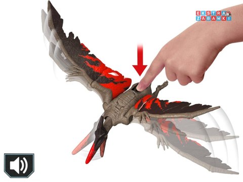 [ZA6059] Figurka dinozaur Pteranodon Jurassic World dźwięk ruchome elementy