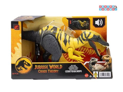 [ZA6058] Figurka dinozaur Ceratosuchops Jurassic World dziki ryk ruchome elementy