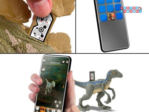 [ZA6057] Figurka dinozaur Kryptops Jurassic World dziki ryk ruchome elementy