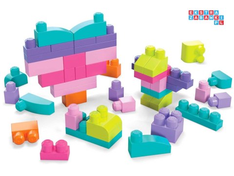 Fisher Price Pierwsze duże Klocki Mega Bloks 80 ele dla dzieci ZA5525