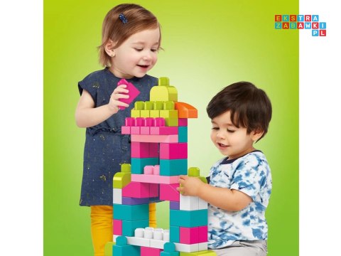 Fisher Price Pierwsze duże Klocki Mega Bloks 80 ele dla dzieci ZA5525