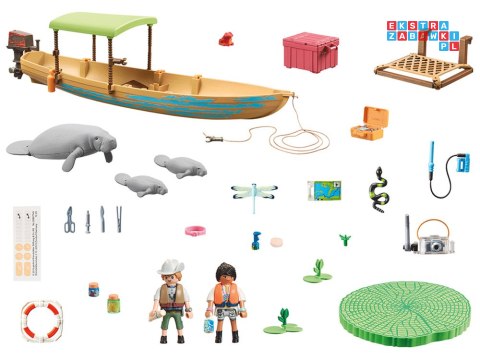 Klocki Playmobil 71010 Wycieczka łodzią -Wiltopia. Zestaw 71 elem. ZA5997