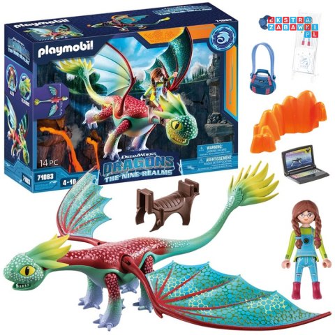 Klocki Playmobil 71083- Figurka smoka. Zestaw 14 elem. ZA5998