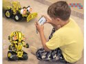 Klocki Techniczne Robots Pro 5w1 Zestaw Pilot + światło LED 673ele RC0743