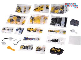 [RC0743] Klocki techniczne Robots Pro 5w1 zestaw pilot światło LED 673 el.