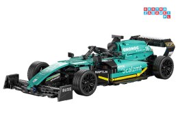 Klocki techniczne 2w1 Bolid Formuła 1 helikopter 736ele naklejki ZA5730