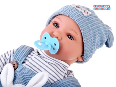 [ZA5835 NI] Lalka bobas interaktywna 46cm w niebieskich spodenkach akcesoria