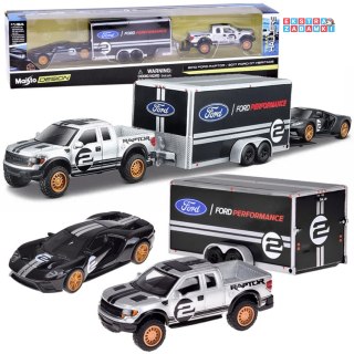 [ZA5961] Maisto licencjonowane auta metalowe Ford Raptor i Ford GT Heritage