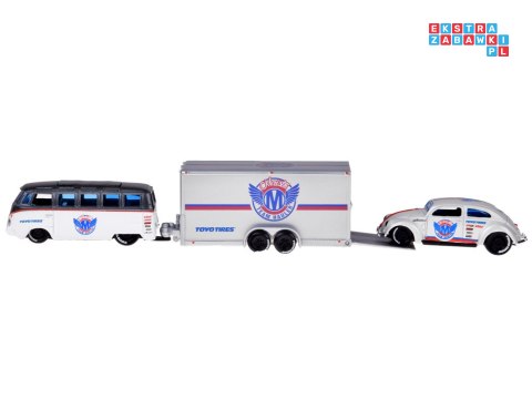 Maisto Licencjonowane Auta Metalowe Volkswagen Van Samba i VW Beetle ZA5968