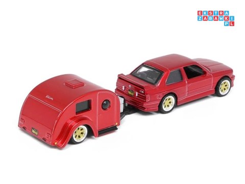 Maisto Licencjonowane Auto Metalowe BMW M3 1988 Przyczepa kempingowa ZA5967
