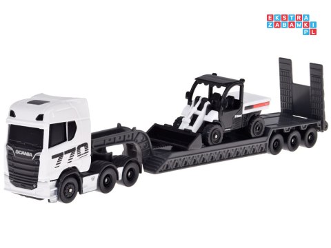 [ZA5966] Maisto Licencjonowane Auto Metalowe SCANIA 770S + naczepa Spychacz