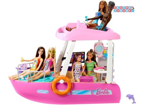 [ZA6042] Mattel Barbie motorówka dla lalek z tranformacja wnętrz akcesoria