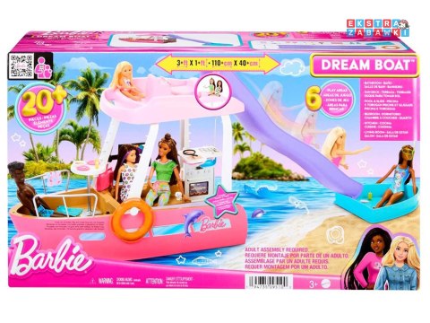 [ZA6042] Mattel Barbie motorówka dla lalek z tranformacja wnętrz akcesoria