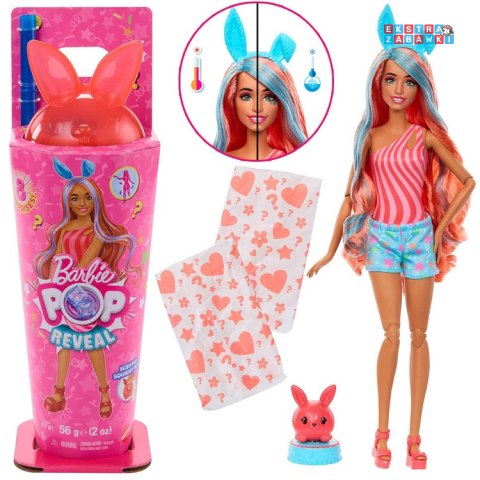 [ZA6060] Mattel Barbie Pop Reveal lalka z serii Shake królik i akcesoria