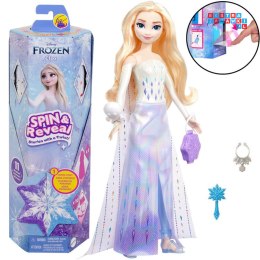 [ZA6043] Mattel Disney Princess Frozen Spin & Reveal Lalka Elsa akcesoria