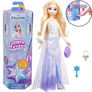 [ZA6043] Mattel Disney Princess Frozen Spin & Reveal Lalka Elsa akcesoria