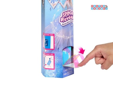 [ZA6043] Mattel Disney Princess Frozen Spin & Reveal Lalka Elsa akcesoria