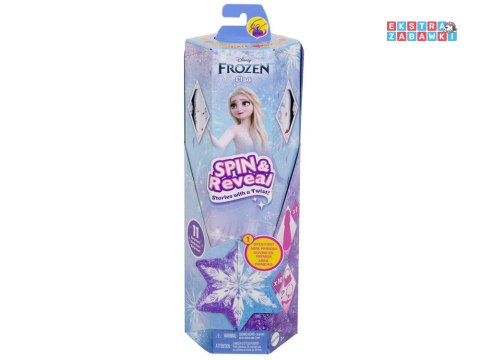 [ZA6043] Mattel Disney Princess Frozen Spin & Reveal Lalka Elsa akcesoria