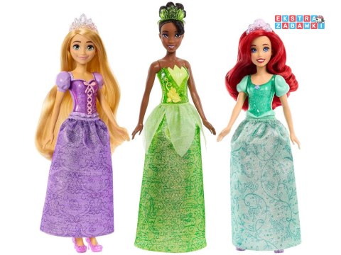 [ZA6036] Mattel Disney Princess zestaw 3 lalek: Ariel Tiana Roszpunka