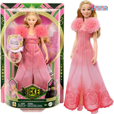 [ZA6068] Mattel lalka kolekcjonerska śpiewająca Glinda z filmu Wicked