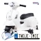 [PA0238] Motorek Skuter VESPA na akumulator 6V/4.5Ah - biały